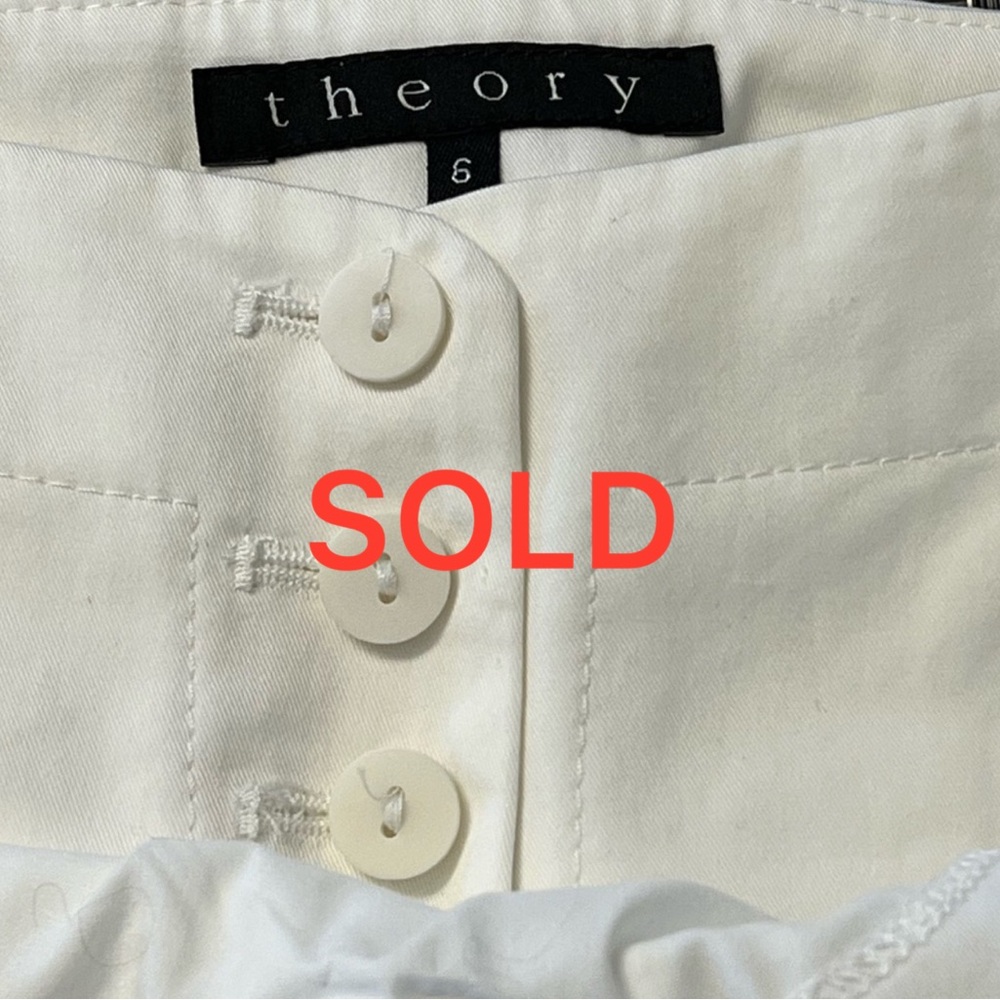 THEORY Sailor Style Pants "Rease"